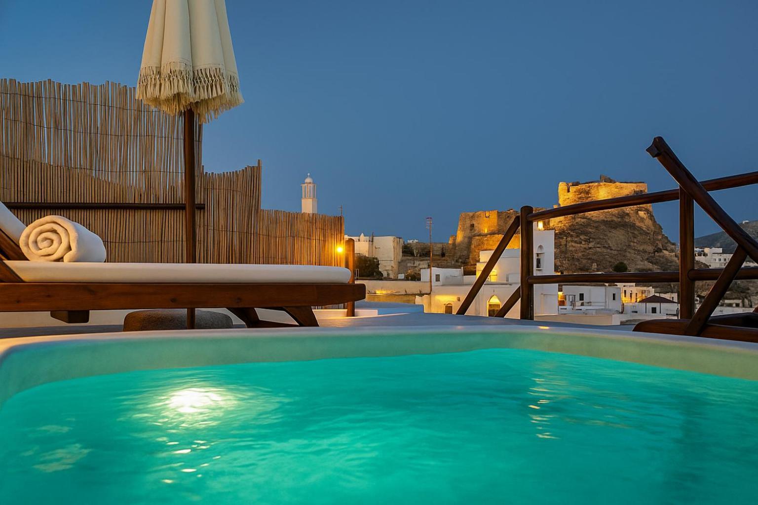 Βίλα Santorini Rooftop Hot Tub With Panoramic Views Ακρωτήρι
